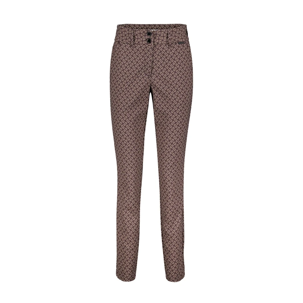 Red Button Diana Fancy Burgu Broek Brown Dames