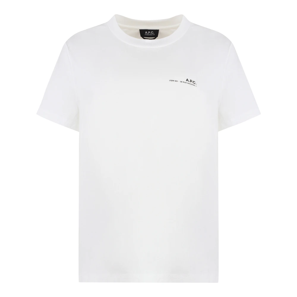 A.p.c. Ribboord katoenen shirt White Dames