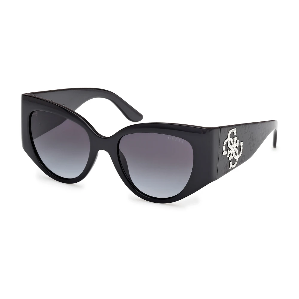 Guess Women's Black Sunglasses, 54 Mm, Stylish Sunglasses Gu00202 01B