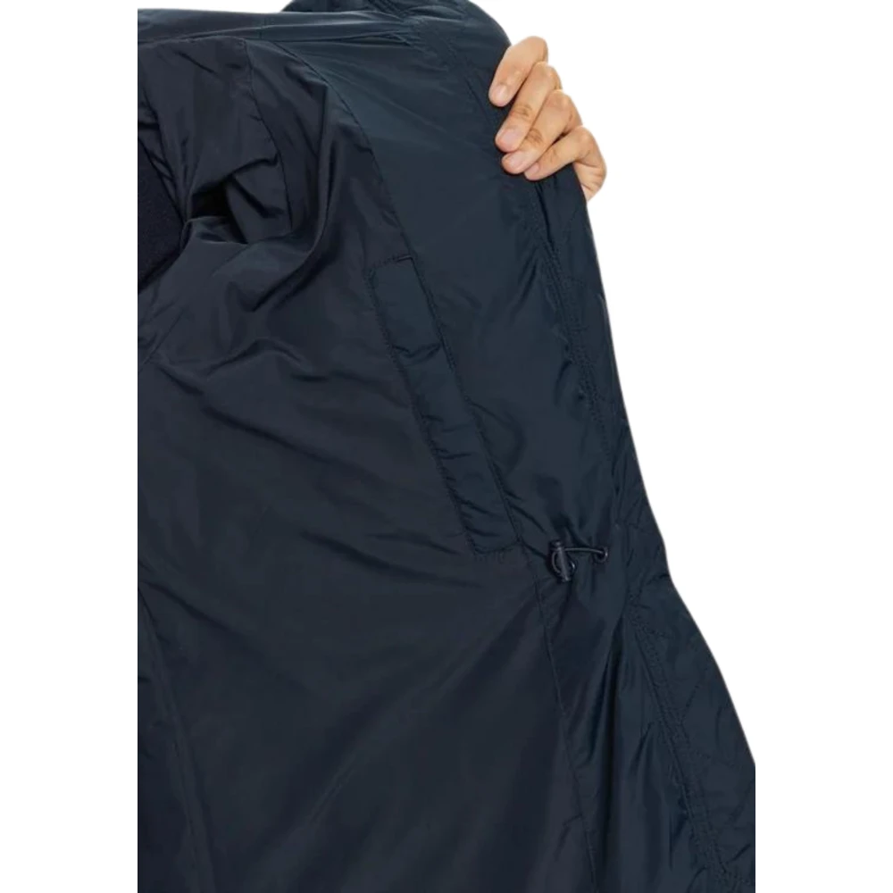 Tommy Hilfiger Blauwe Jas met Verstelbare Capuchon Blue Dames