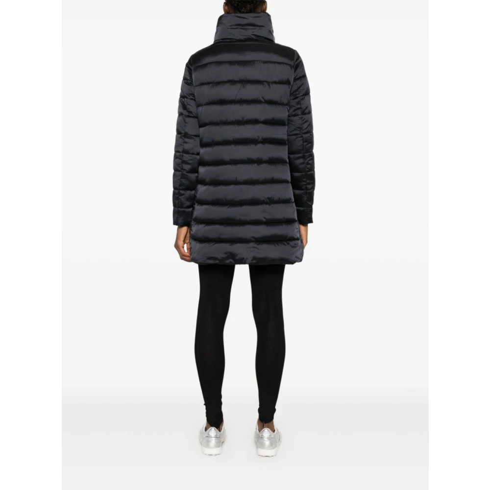 Save The Duck Nylon Puffer Jacket Black Dames