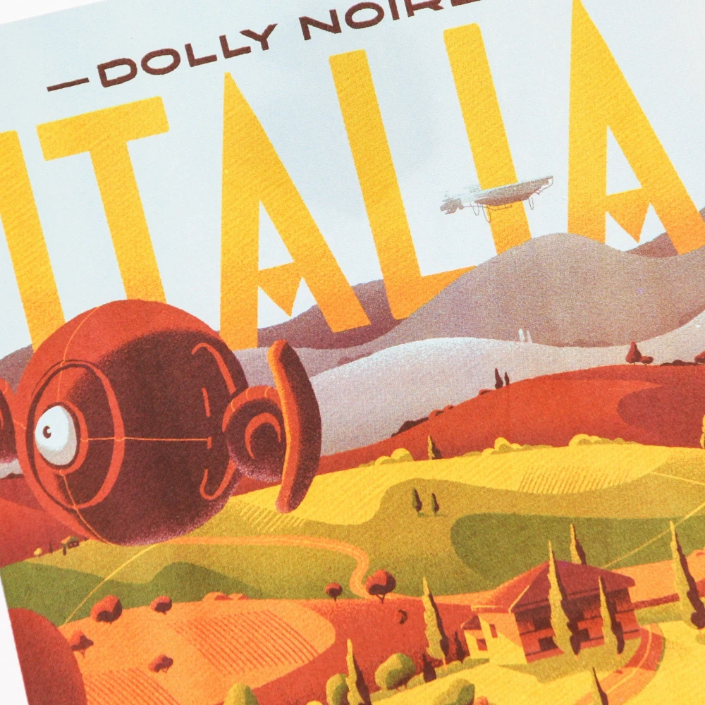 Dolly Noire Italië Toscane Tee Wit Korte Mouw White Heren