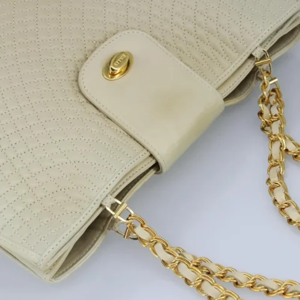 Bally Pre-owned Leather shoulder-bags Beige Dames