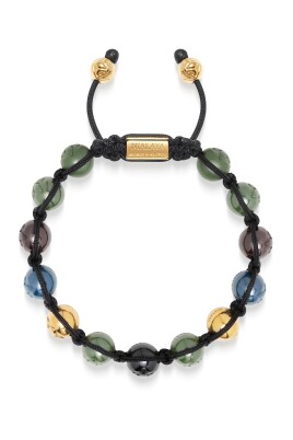 menand-39-s-beaded-bracelet-with-multicolored-ceramic-andamp-gold-balls