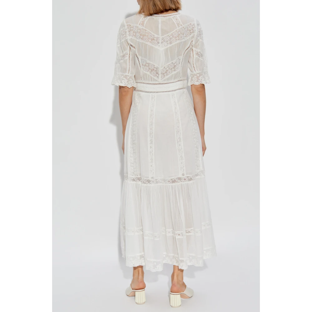 Loveshackfancy Jurk Jovina White Dames