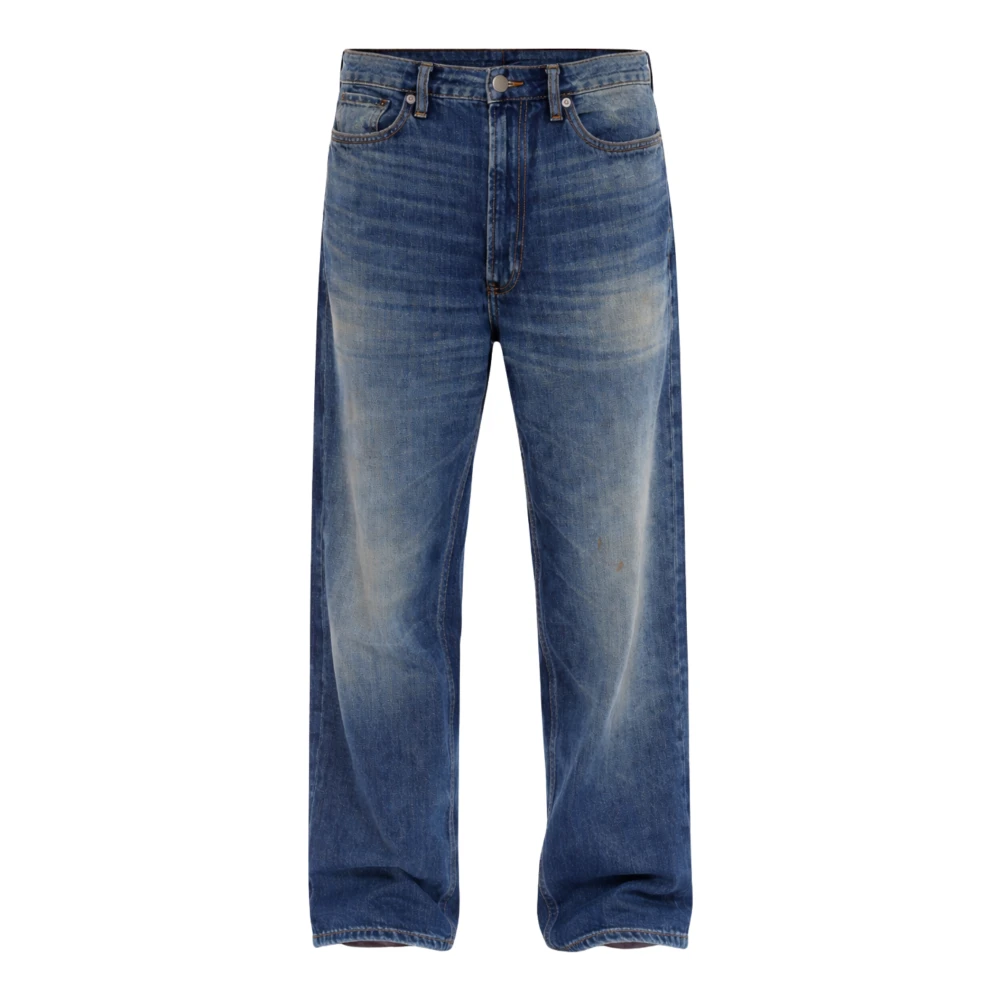 Nine In The Morning Men's Blue Albert Wide Jeans - Wide Jeans - W33 - Jeans