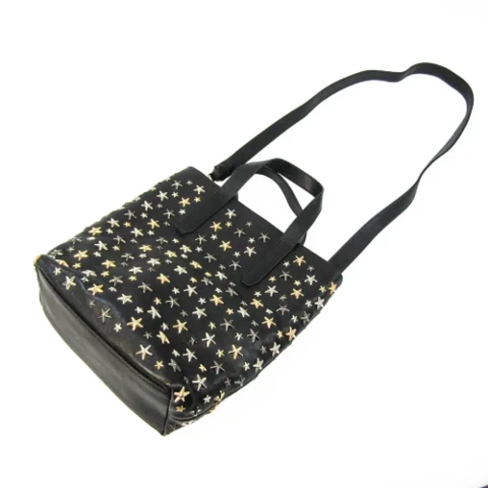 Jimmy Choo Pre-owned Leather shoulder-bags Black Dames