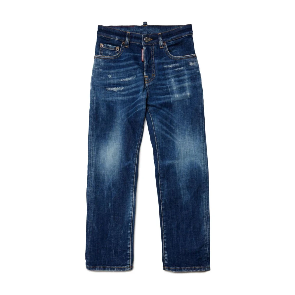 Dsquared2 Denim Jeans Dq01 Stil Blue, Unisex