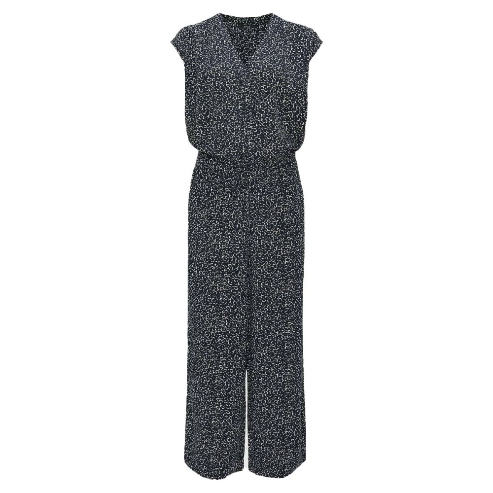 Opus Stad Jumpsuit Moneli Stijl Blue Dames