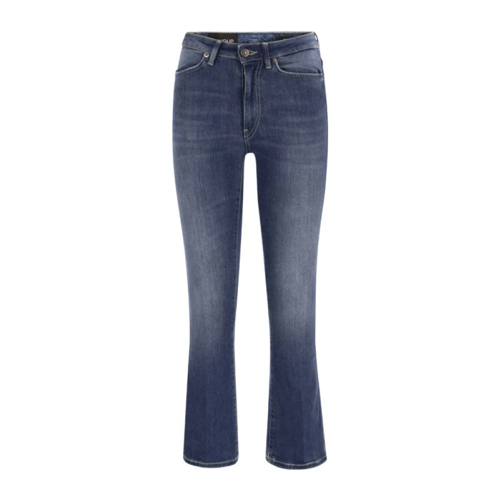 Dondup Blauwe Bootcut Jeans met Flared Line Blue Dames