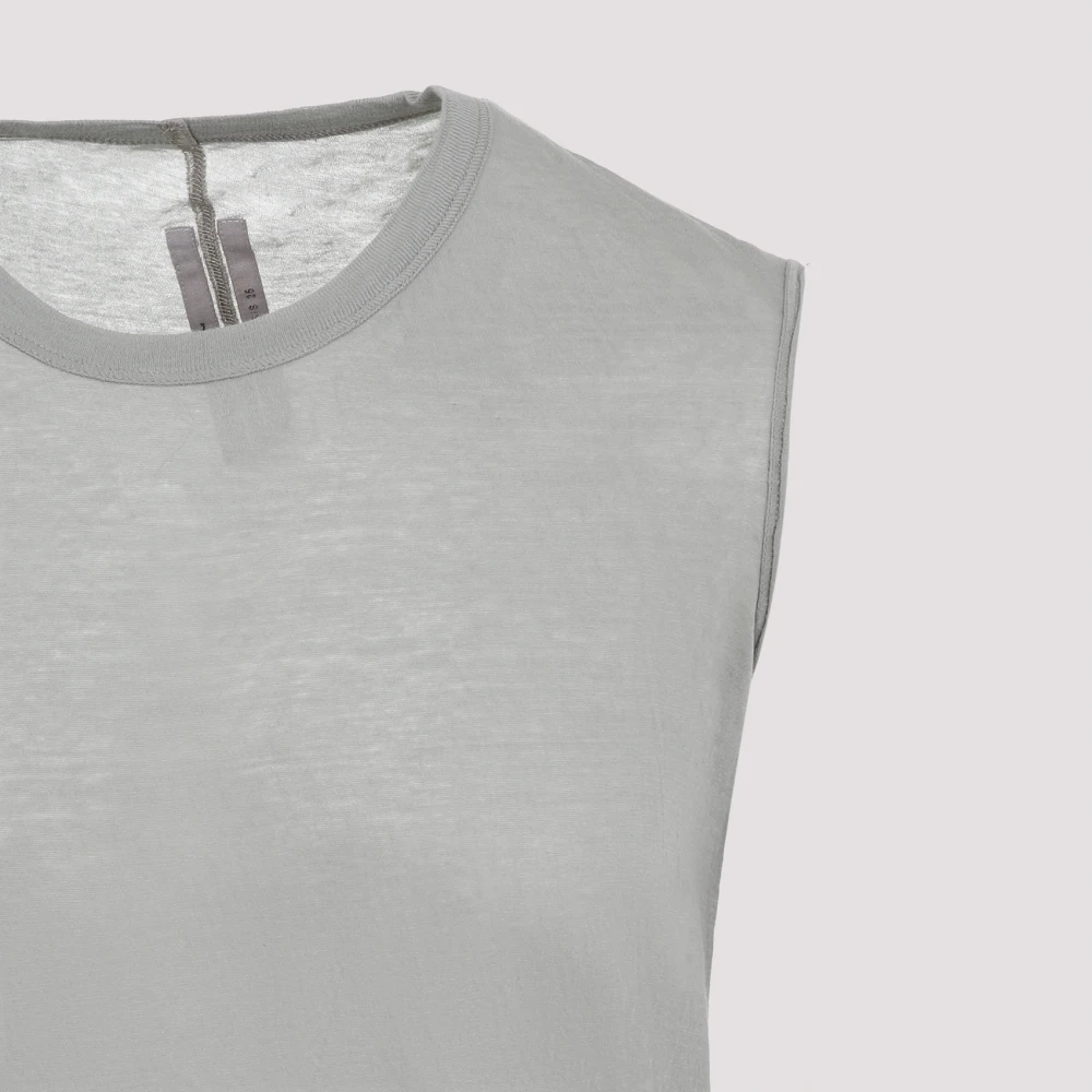 Rick Owens Celadon Basic T-Shirt Gray Heren