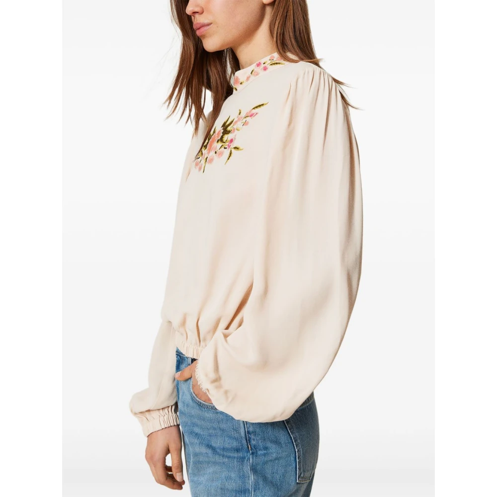 Twinset Multicolor Shirt voor Vrouwen Beige Dames
