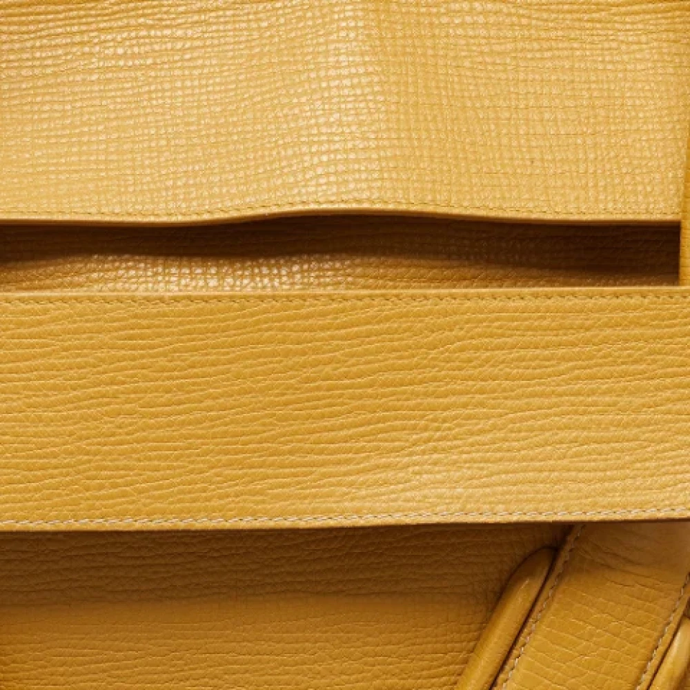 Bottega Veneta Vintage Pre-owned Leather totes Yellow Dames