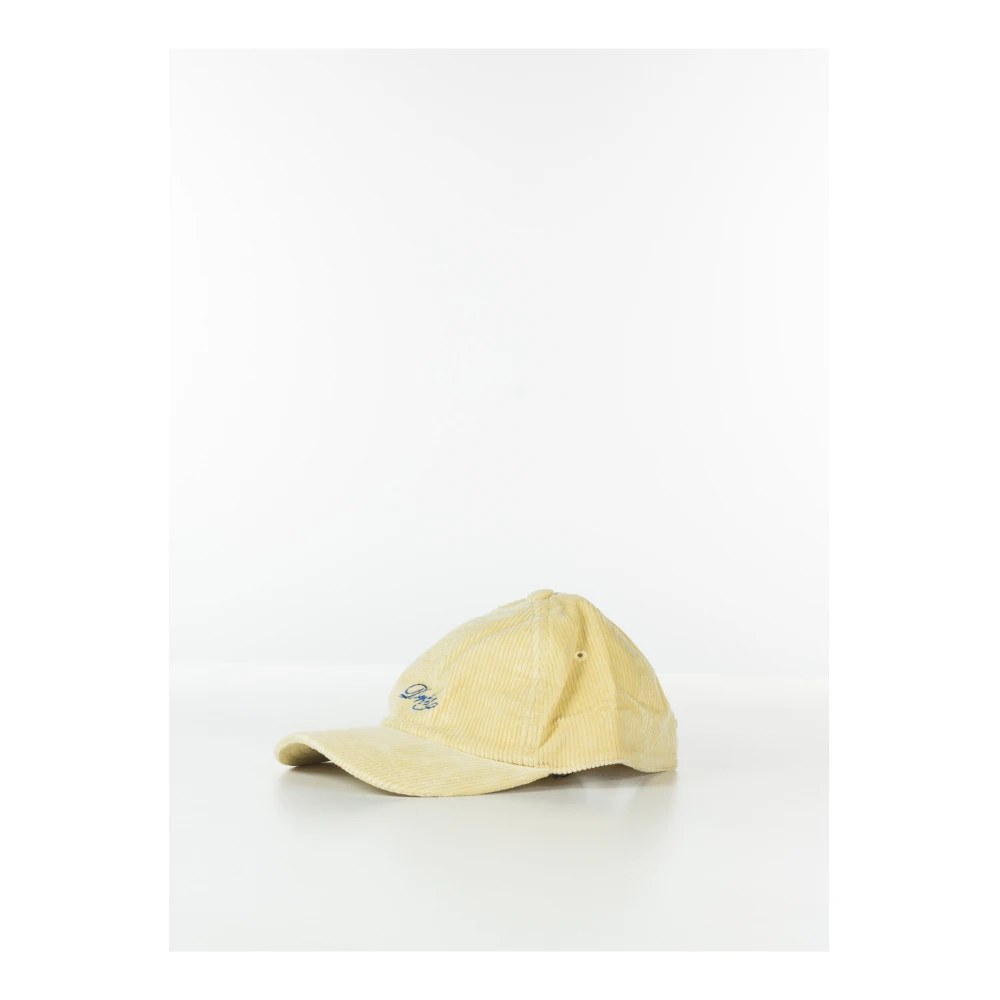 Drole de Monsieur Gestreepte Baseballpet Yellow Heren