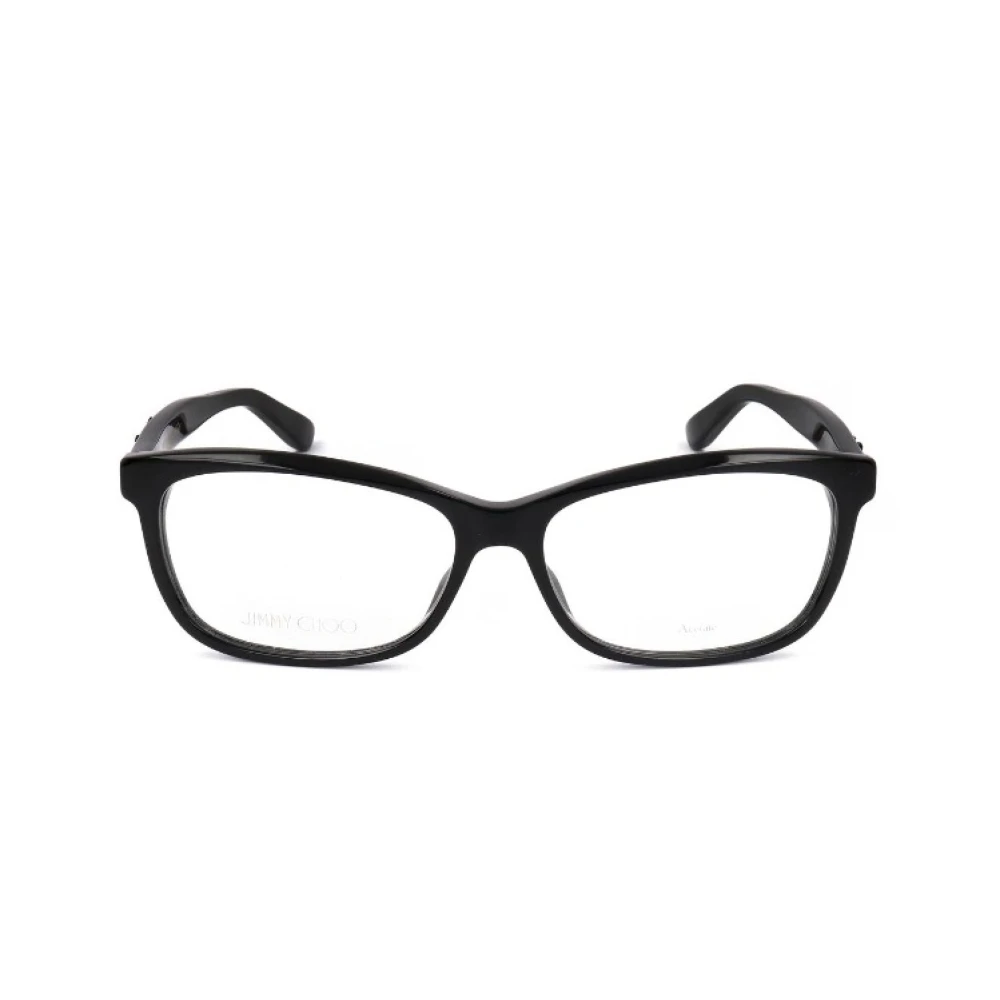 Jimmy Choo Black Eyewear Frames Black Unisex