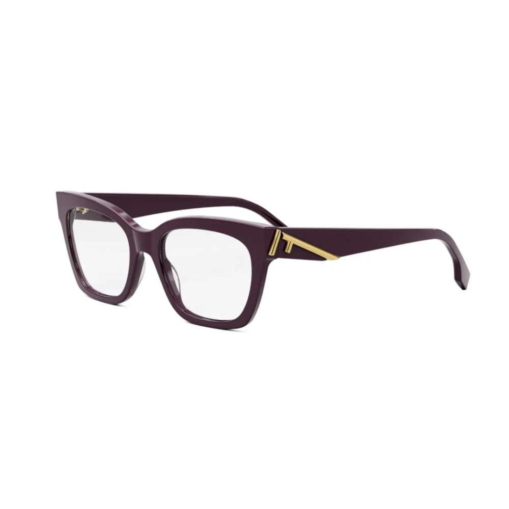 Fendi Stijlvolle Schoudertas in Zwart Purple Unisex