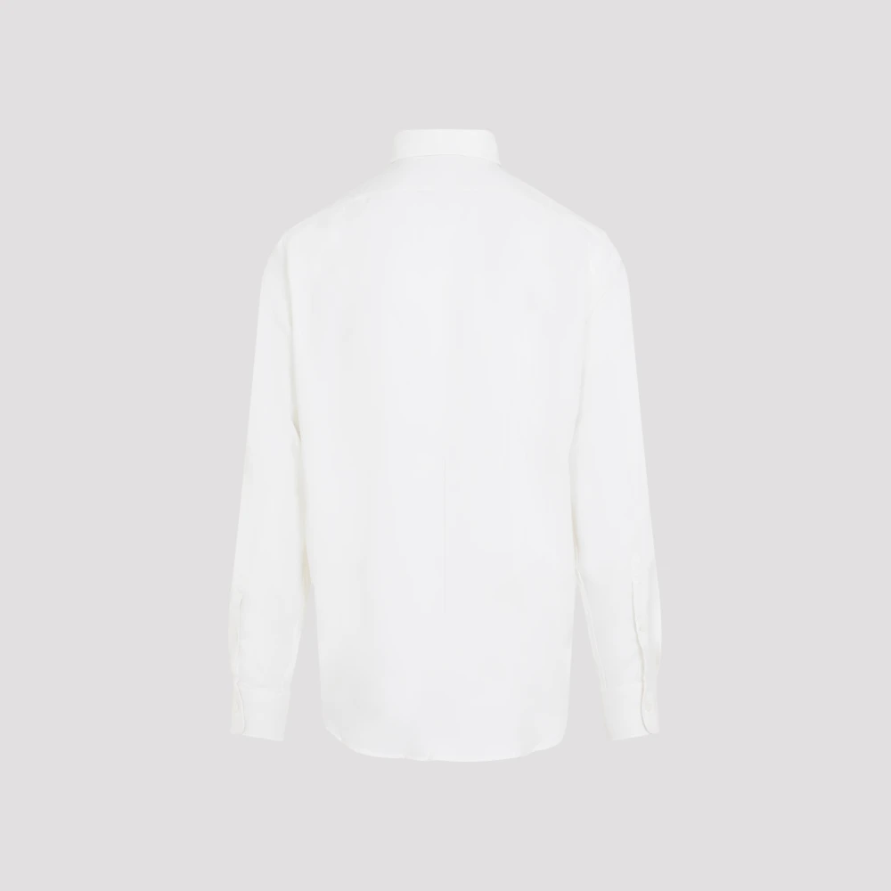 Ralph Lauren Long Sleeves Shirt White Heren