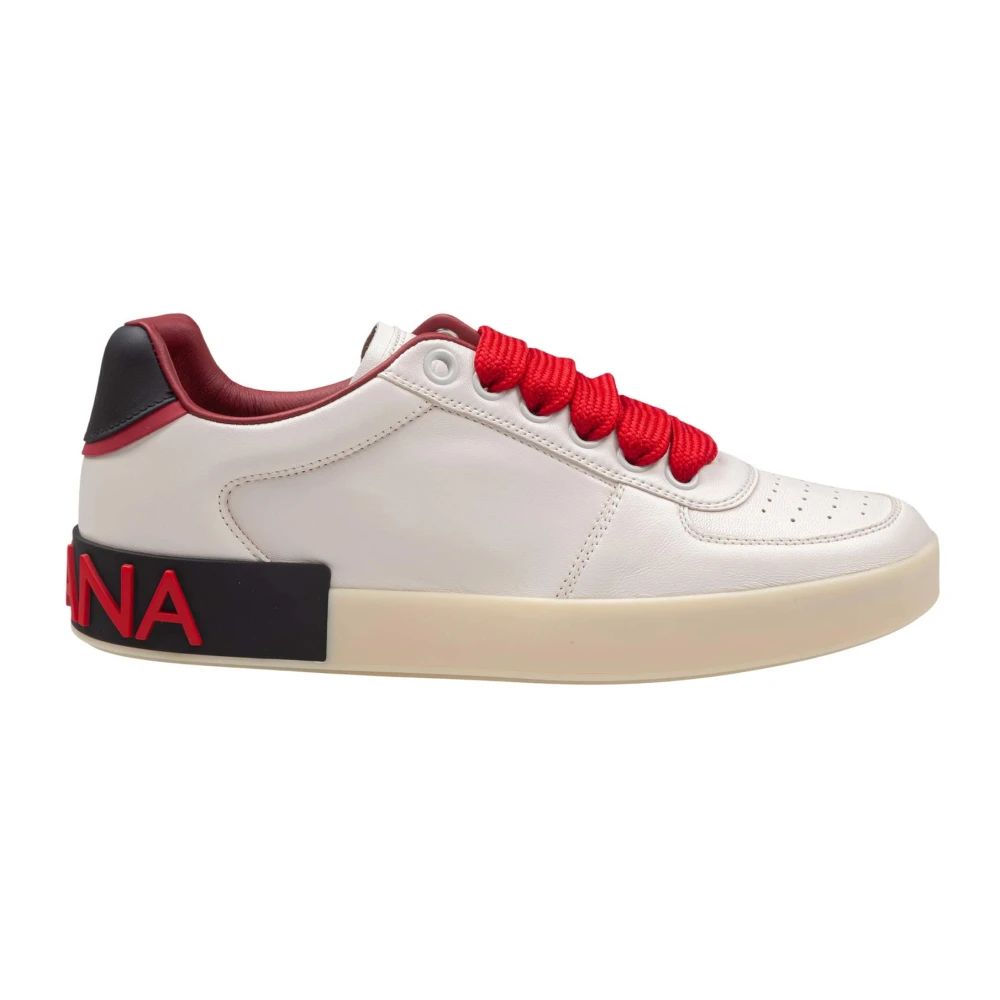 Dolce & Gabbana Men's White Portofino Trainers