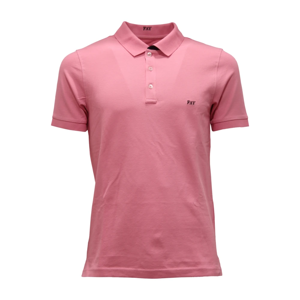 Fay - Tops > Polo Shirts - Pink - Fay - Modalova
