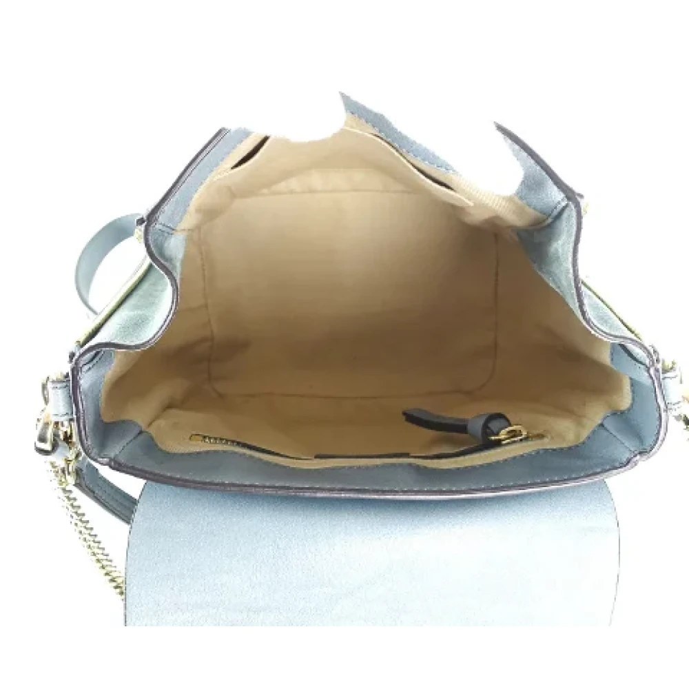 Chloé Pre-owned Leather backpacks Blue Dames