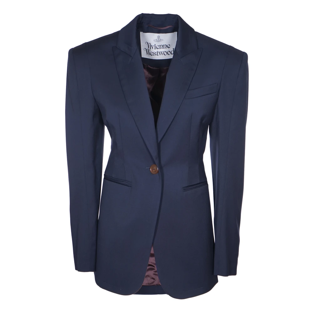 Vivienne Westwood Blauwe Alien Lauren Jas Blue Dames