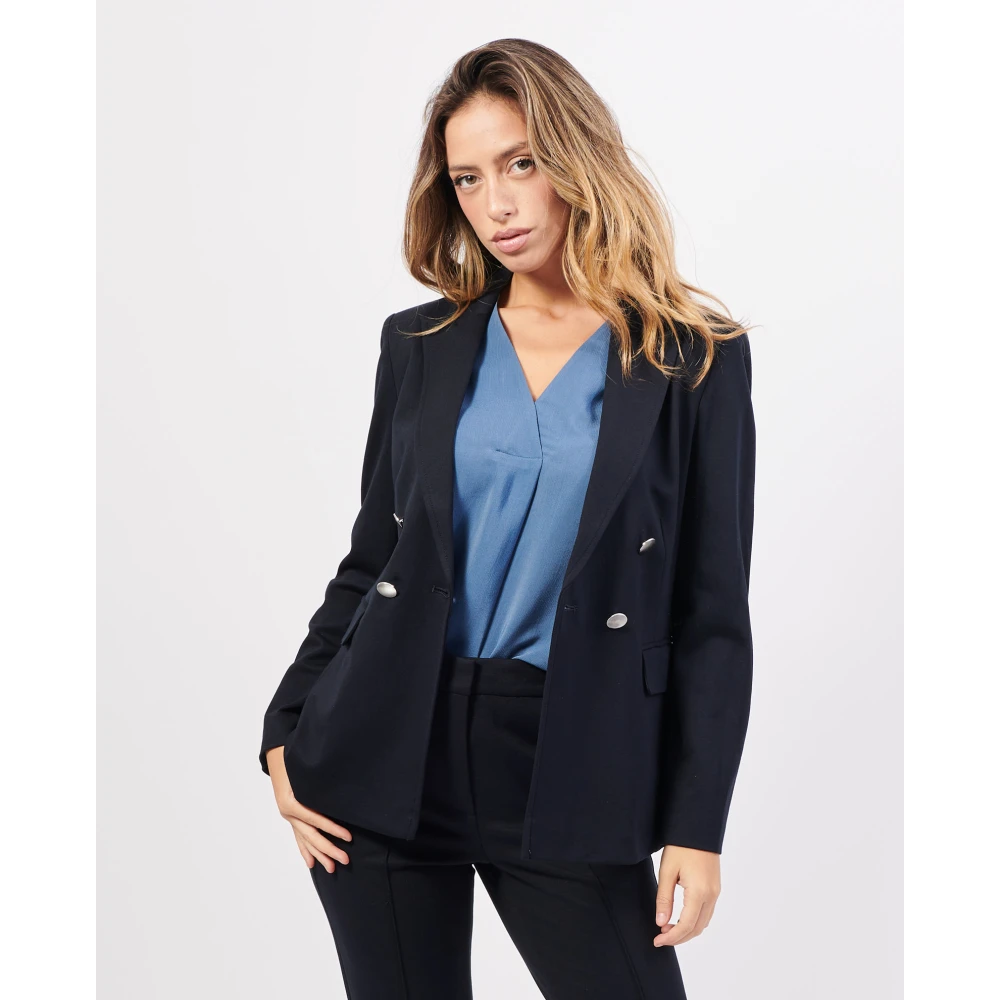 Gerry Weber Blauwe Jassen voor Vrouwen Blue Dames