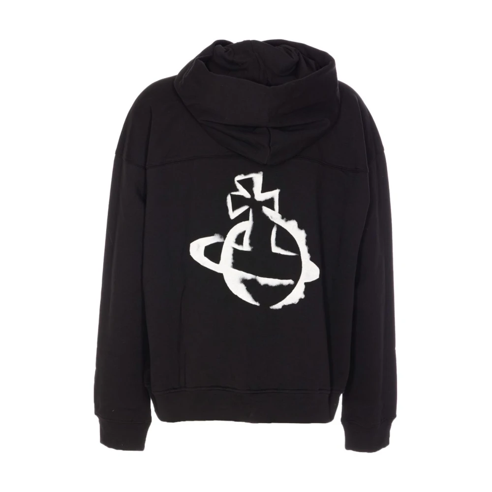 Vivienne Westwood Zwarte hoodie met zak Black Heren