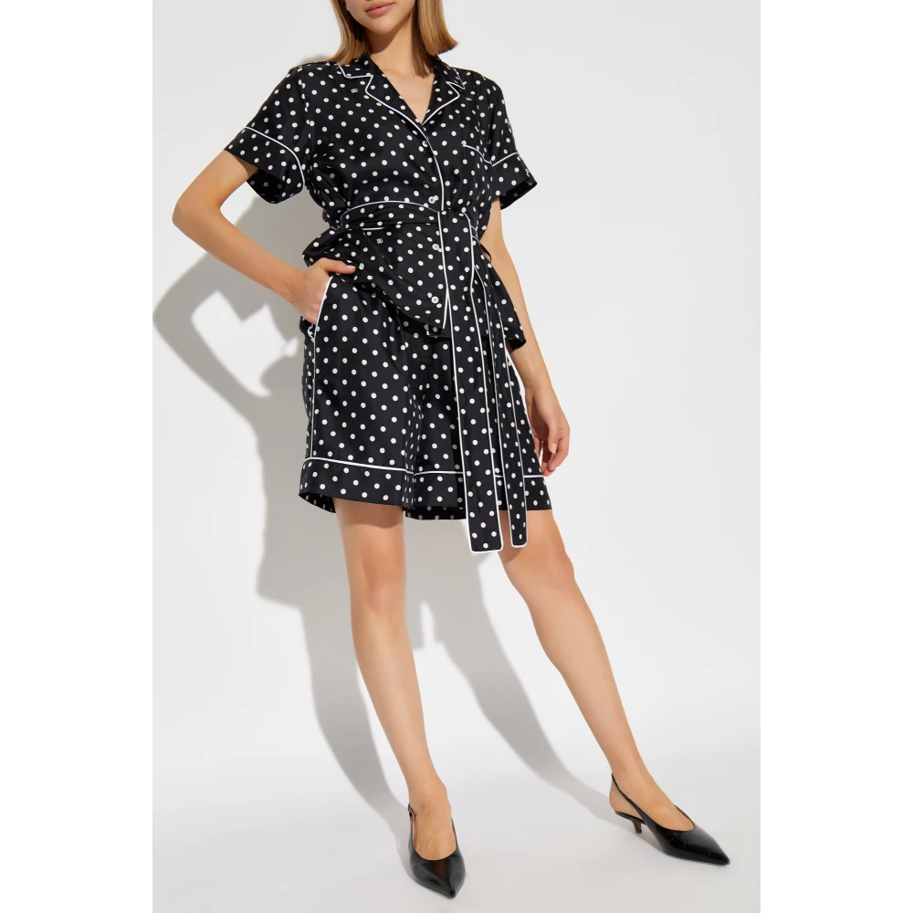 Dolce & Gabbana Zijden overhemd Black Dames