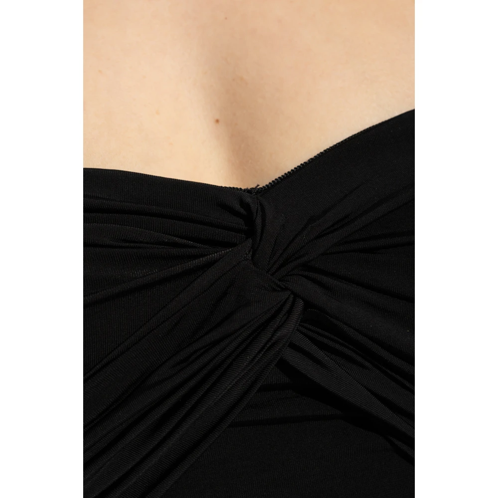 Anine Bing Korte aansluitende jurk Black Dames