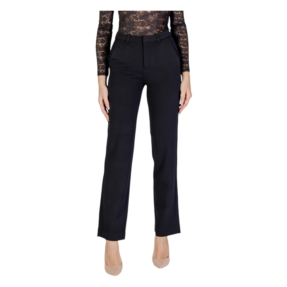 Only Mujer Negro Pantalones, Talla: L L32