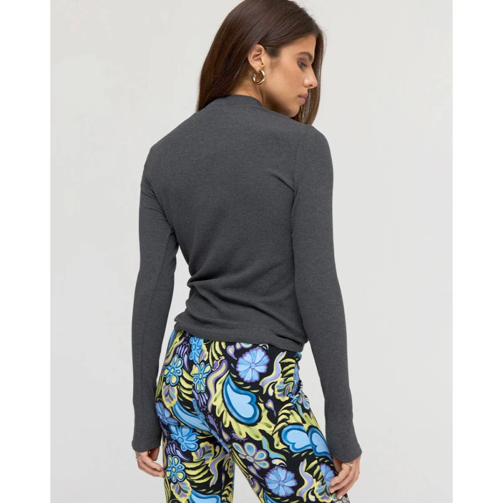 Harper & Yve Lange mouw top Jane-Ls Gray Dames