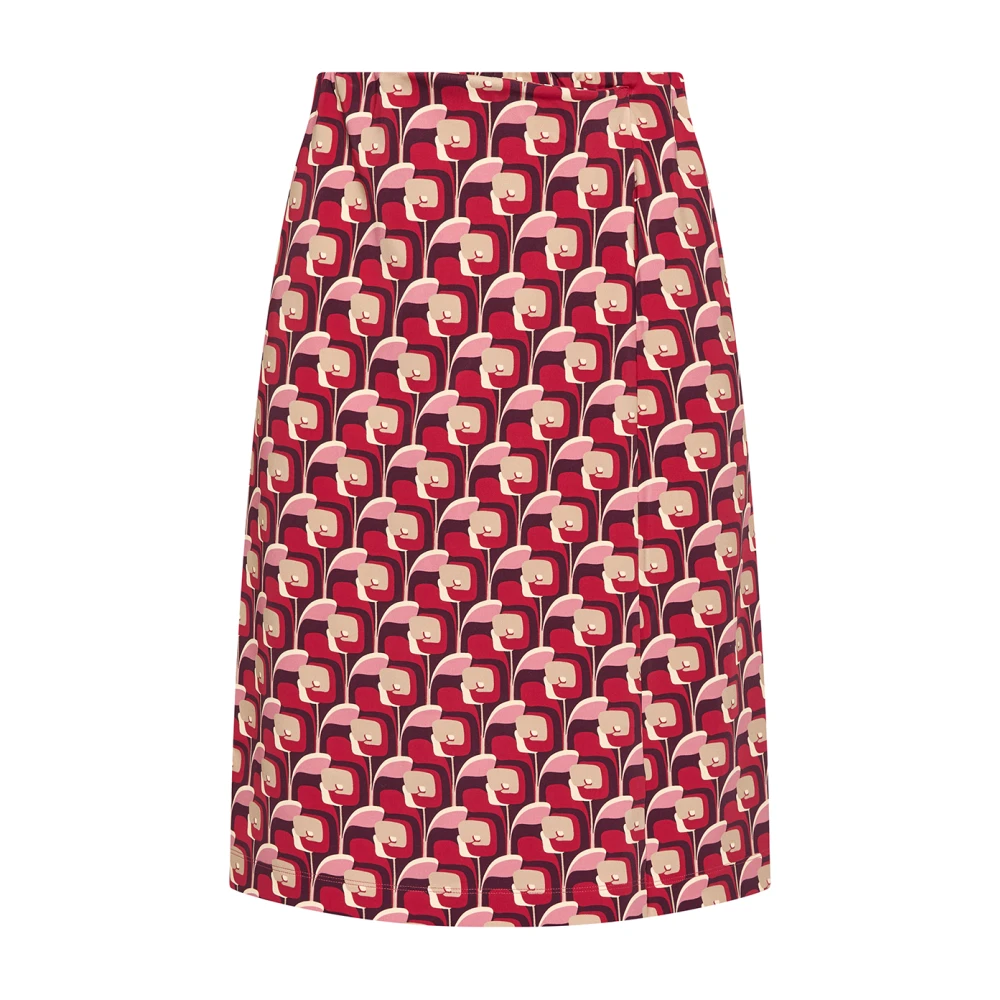Maliparmi Poppy Jersey ROK Red Dames