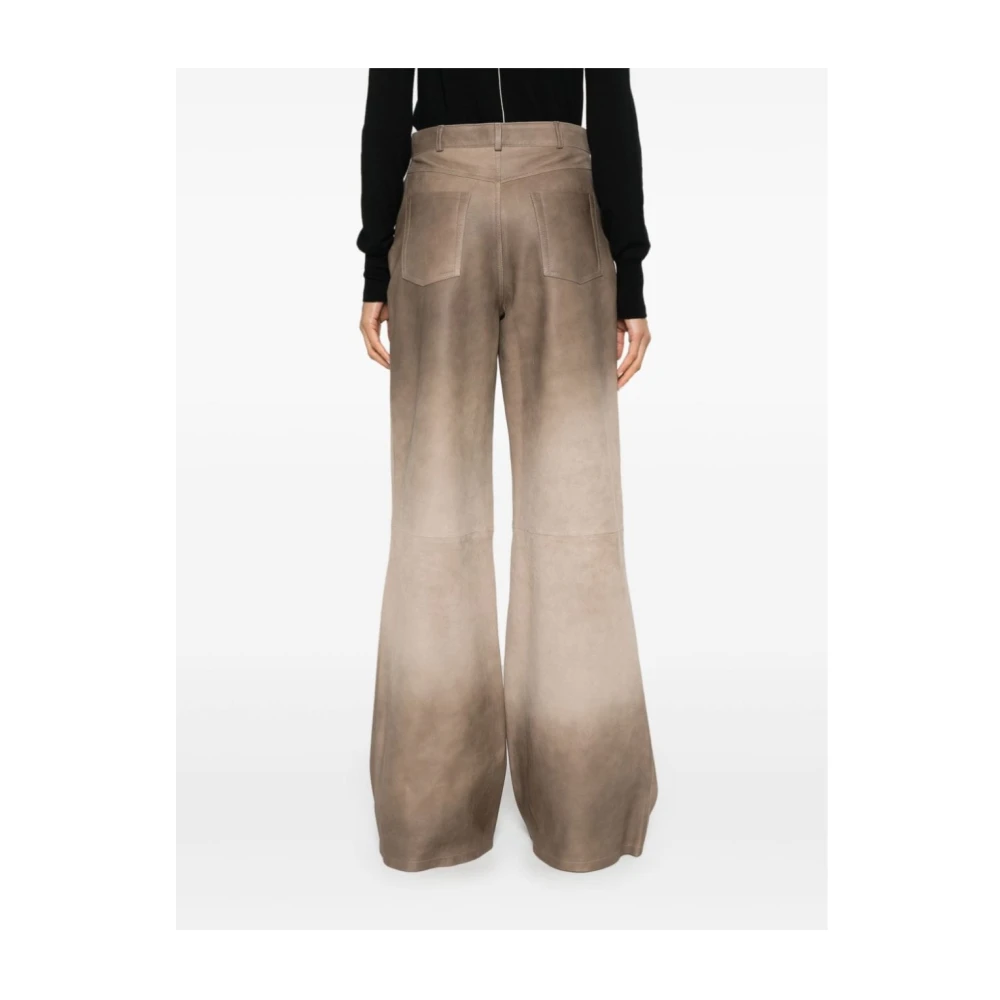 Arma Gradient Grey Wijde Broek Beige Dames