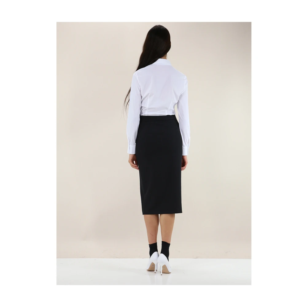 Kaos Asymmetrische Rok Art. Qi1Co039 Black Dames