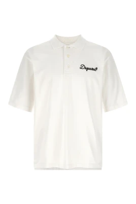 Tennis Fit Signatur Broderad Bomullsjersey Pikétröja
