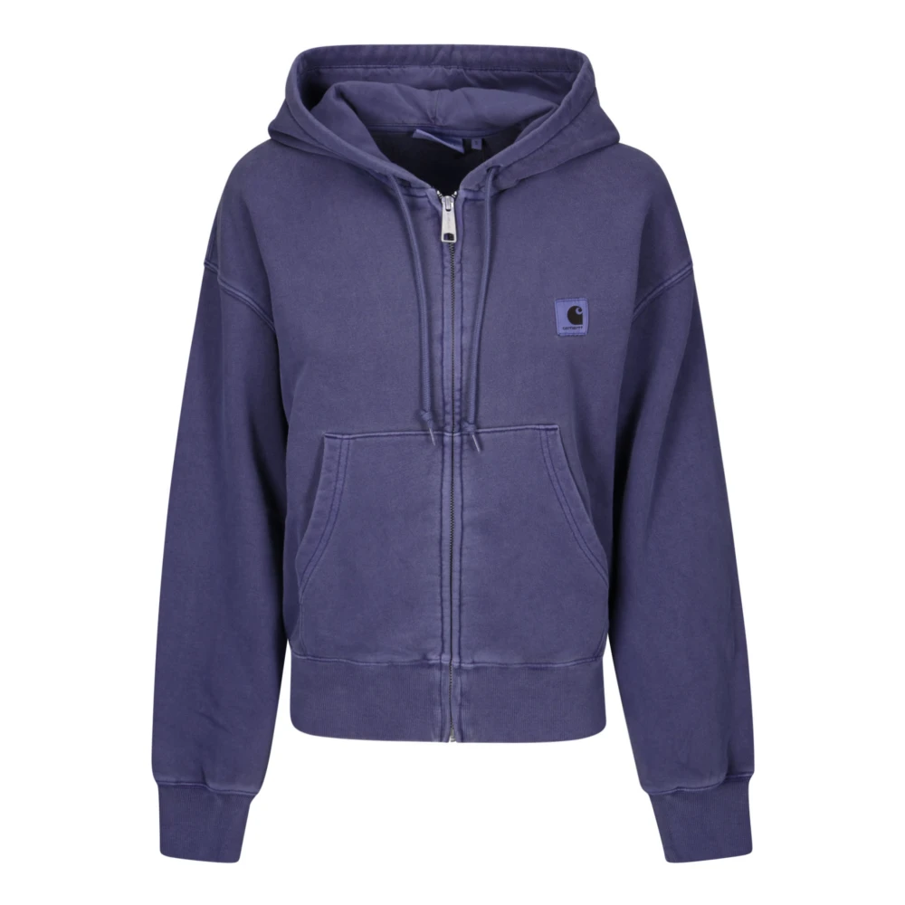 Carhartt WIP Hooded Nelson Jack Sweatshirt Blue Dames