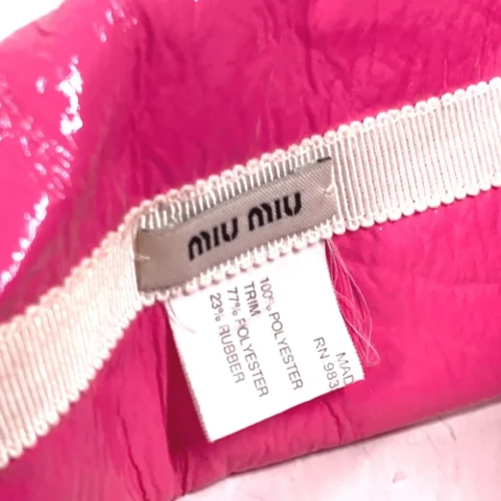 Miu Pre-owned Fabric hair-accessories Pink Dames