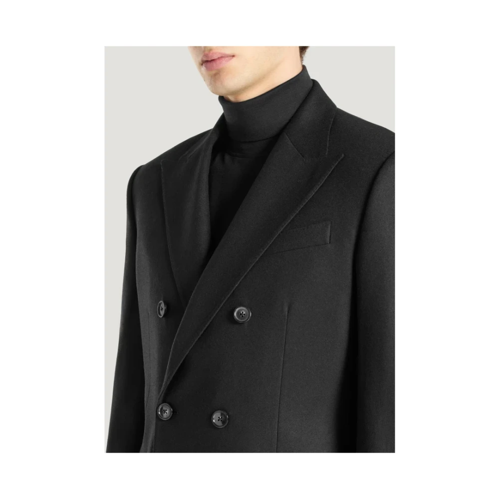 PT Torino Kasjmier Nero Dubbelborst Blazer Black Heren