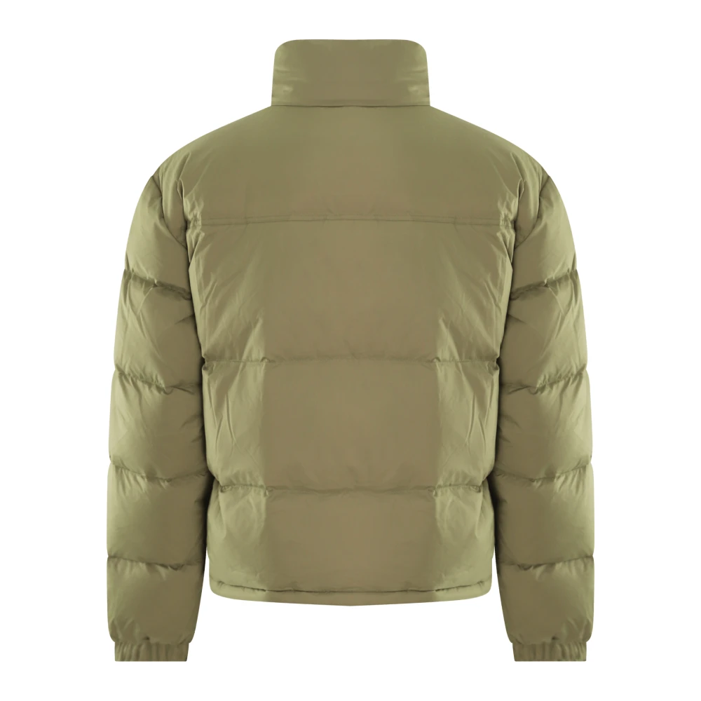 Olaf Hussein Puffer Jack voor Heren Green Heren