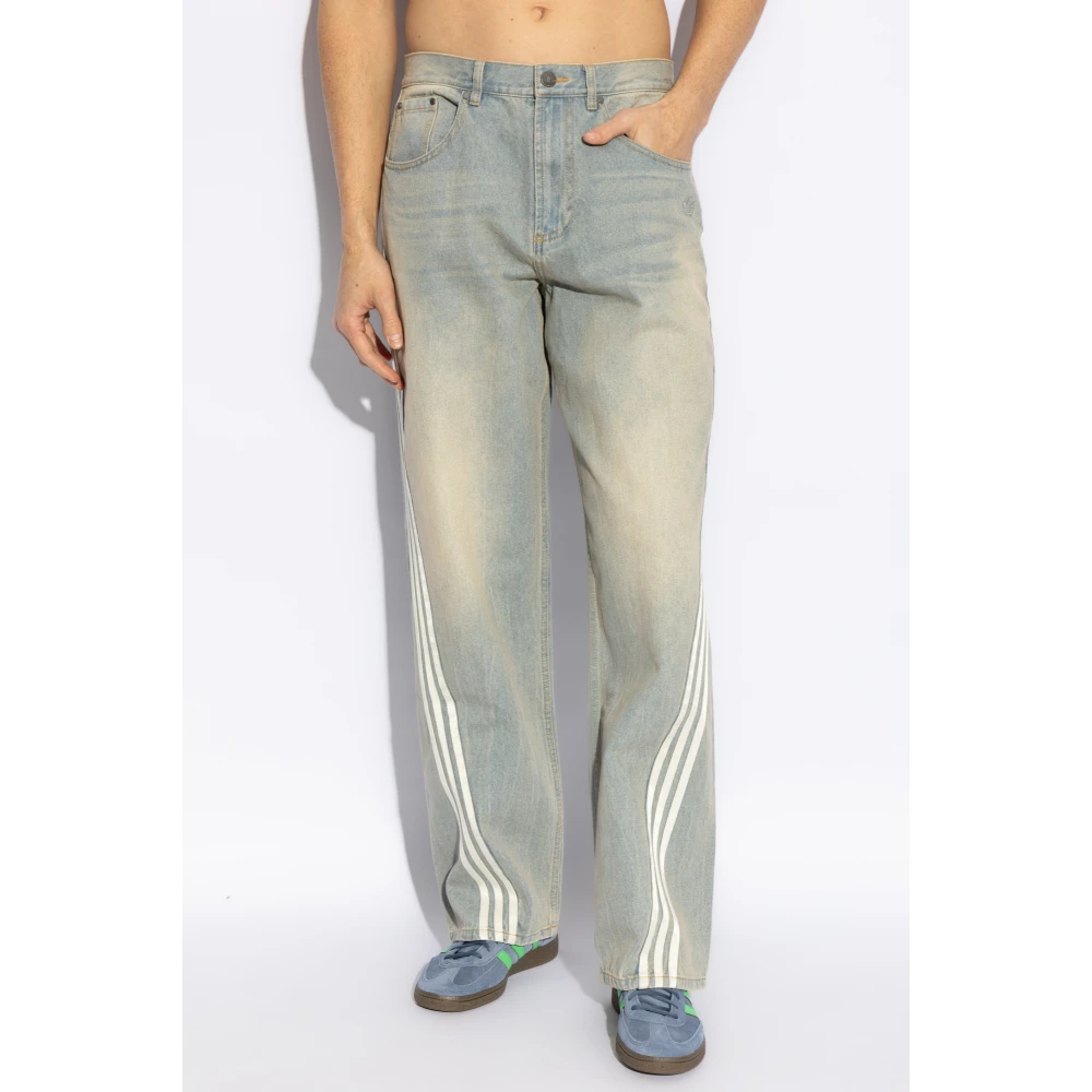 adidas Originals Wijde jeans Blue Heren