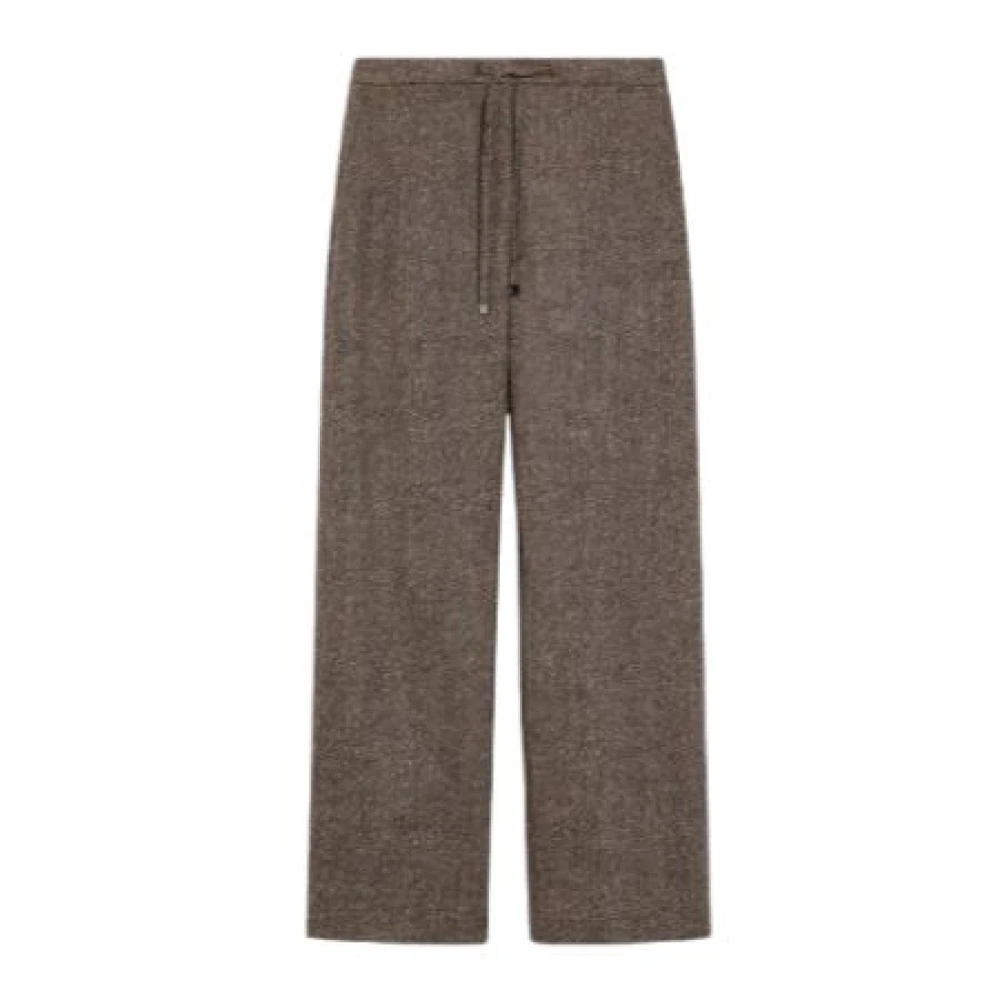 Max Mara Bruine joggingbroek met trekkoord Brown Dames