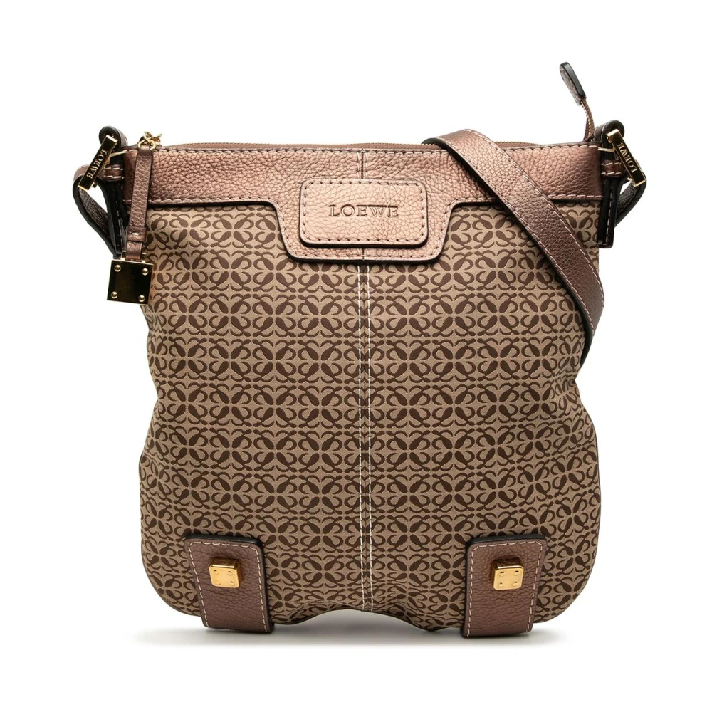 Loewe Pre-Owned Women's Brown Pre-Owned Printed Pattern Shoulder Bag