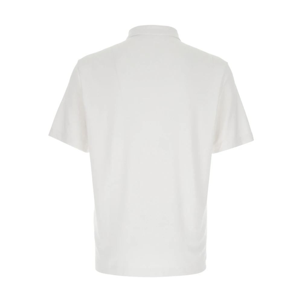 Theory Wit poloshirt met knoopsluiting White Heren