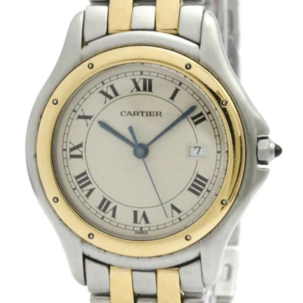 Cartier Vintage Pre-owned Guld klockor Yellow, Herr