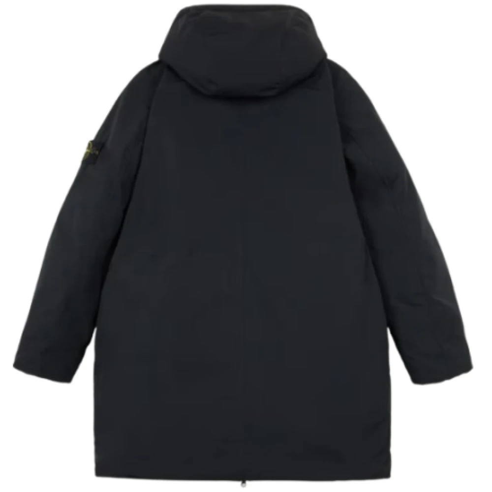 Stone Island Donsblouson Parka met hoogwaardige veren Black Heren