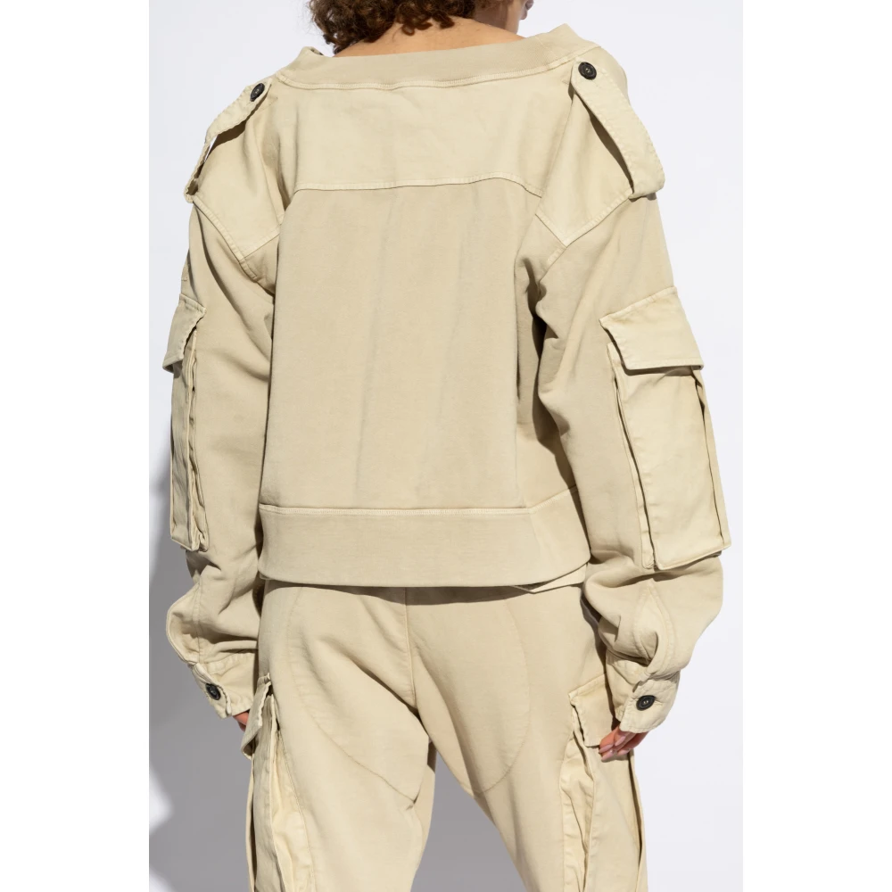 Dsquared2 Sweatshirt met strikken Beige Dames