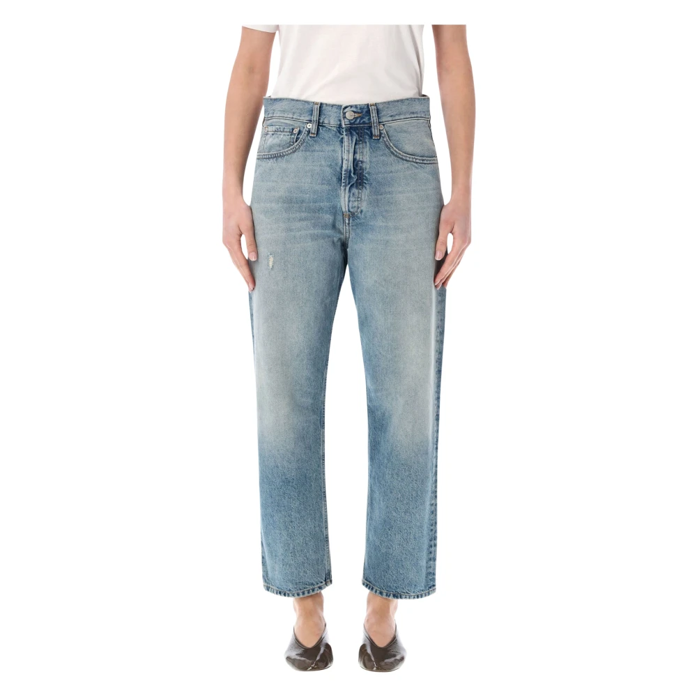 Cycle Women's Blue Cropped Jeans, W25, Bella '90S Mid Rise Straight