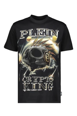 Maxi Print Bomulls T-skjorte