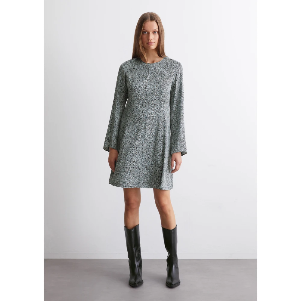 Marc O'Polo Uitlopende jurk regular Multicolor Dames