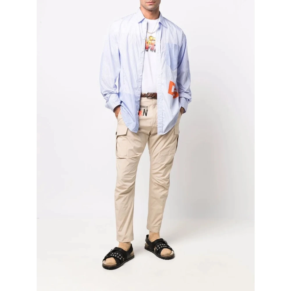 Dsquared2 Casual overhemd voor mannen Blue Heren